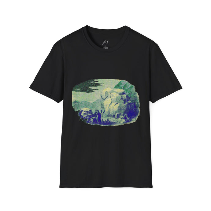 Historical Pali Series Textbook Prints Unisex T-Shirt Mountain Men